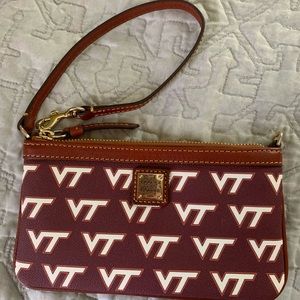Dooney and Bourke Virginia Tech Large Slim Wristlet